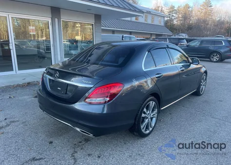 2016 Mercedes-Benz C 300 4Matic from USA, damaged, VIN WDDWF4KB1GR163573